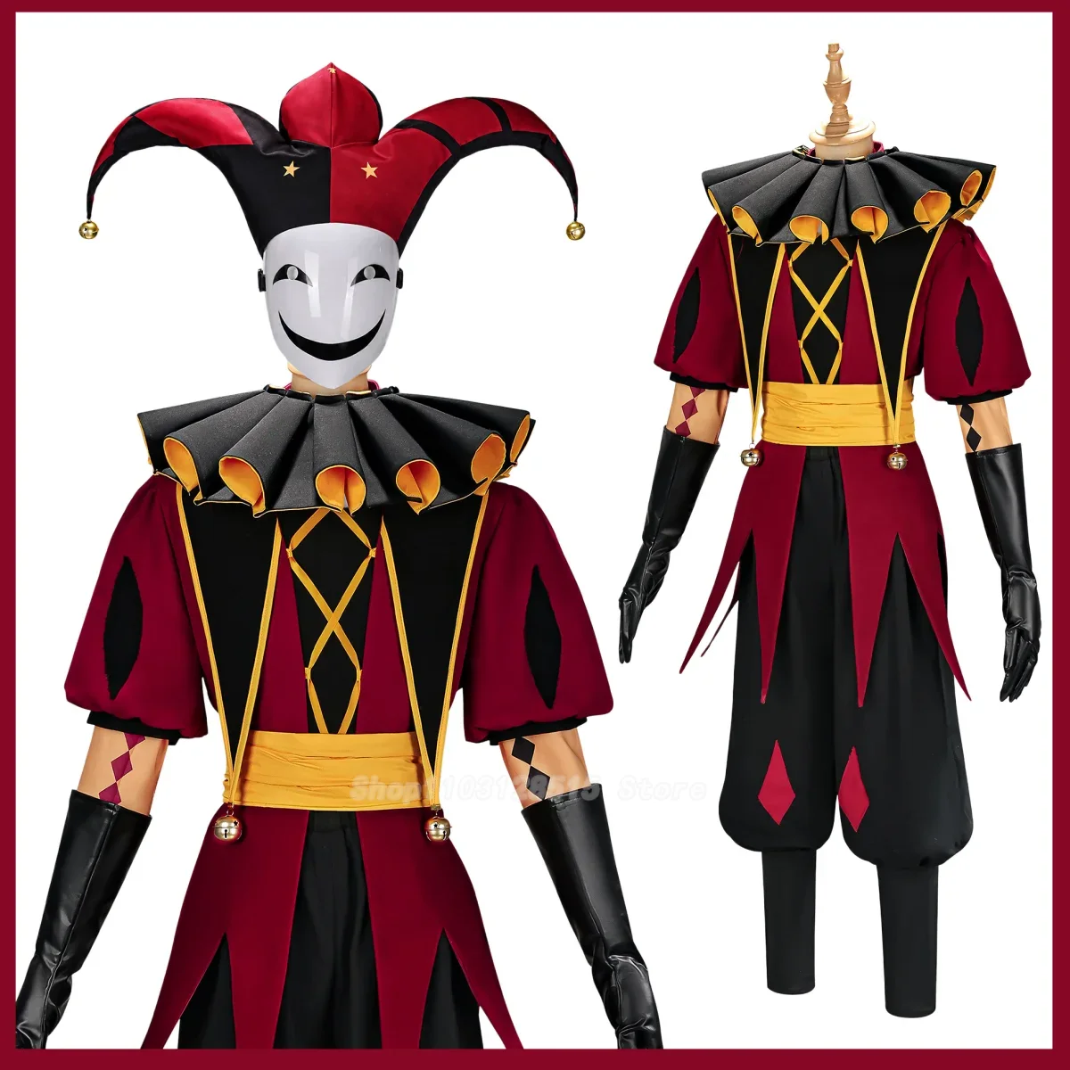Game Pierrot Harlequin Jester  - đánh giá và giá Women'S Red Accessories